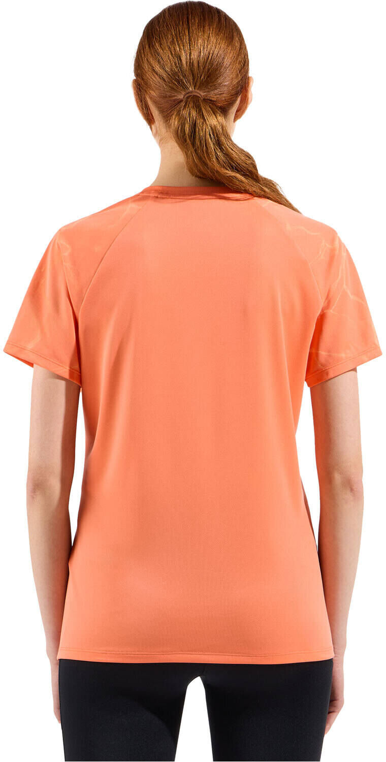 Odlo essential camiseta entrenamiento manga corta mujer Naranja (S)