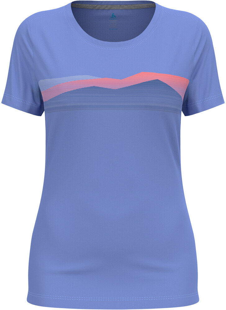 Odlo f-dry ridge camiseta montaña manga corta mujer Azul (S)