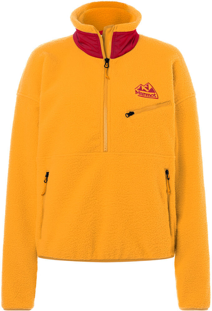 Marmot 94 eco recycled forro polar mujer Amarillo