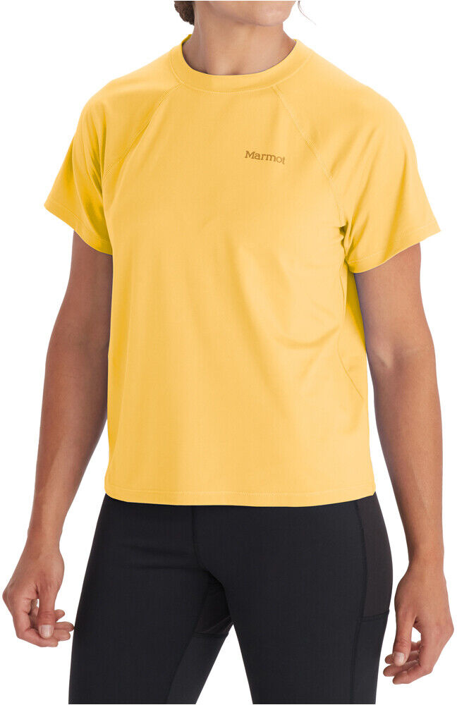 Marmot windridge camiseta montaña manga corta mujer Amarillo (XS)