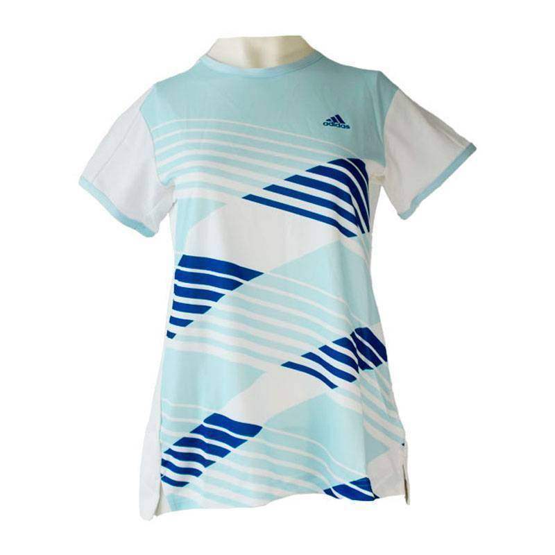 Camiseta Adidas Club Tee Blanco Azul Mujer -  -S