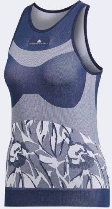 Camiseta Adidas Stella McCartney Seamless Azul Oscuro -  -S