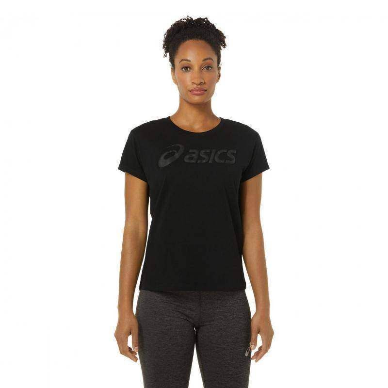 Camiseta Asics Big Logo Tee Negro Mujer -  -XS