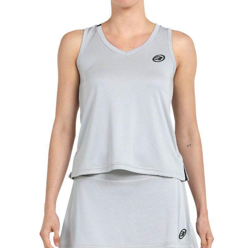 Camiseta Bullpadel Diles Gris Perla Bicolor -  -L