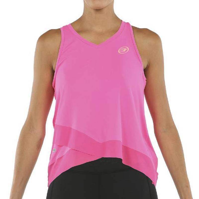 Camiseta Bullpadel Erdine Rosa Fluor -  -XS