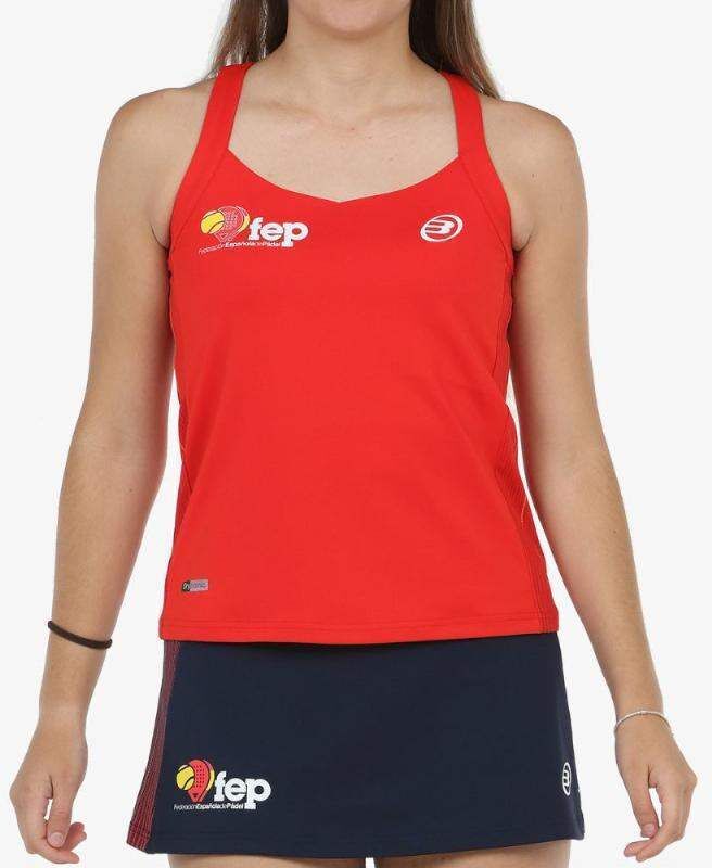 Camiseta Bullpadel FEP Exima Rojo -  -S