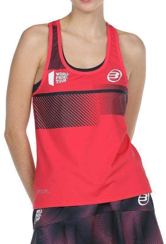 Camiseta Bullpadel WPT Rufran Carmesi Fluor -  -XXL