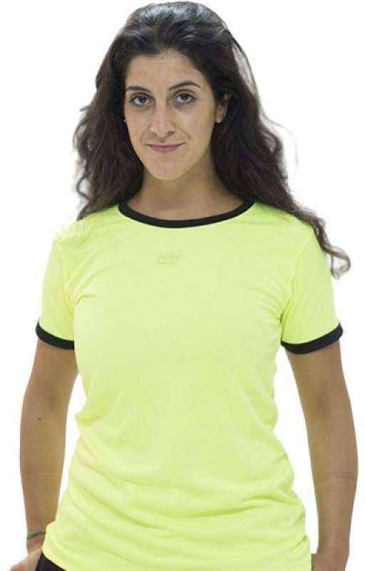 Camiseta Enebe Strong Amarillo Fluor mujer -  -L