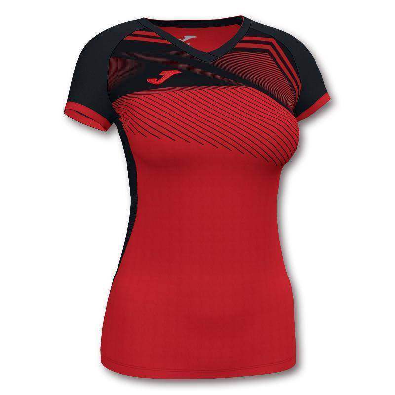 Camiseta Joma Supernova II Rojo Negro Mujer -  -XL