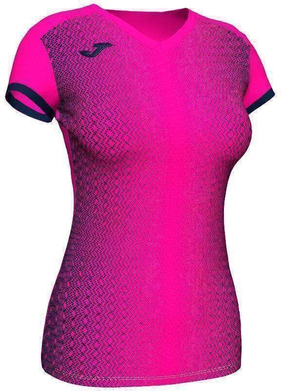 Camiseta Joma Supernova Rosa Fluor Marino Mujer -  -XXS