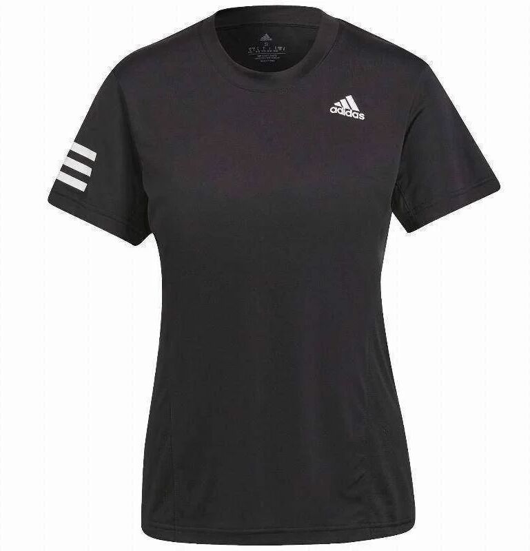 Camiseta Manga Corta Adidas Club Negro Mujer