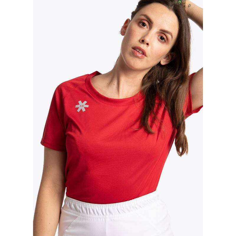 Camiseta Osaka Sleeves Rojo Mujer -  -XS