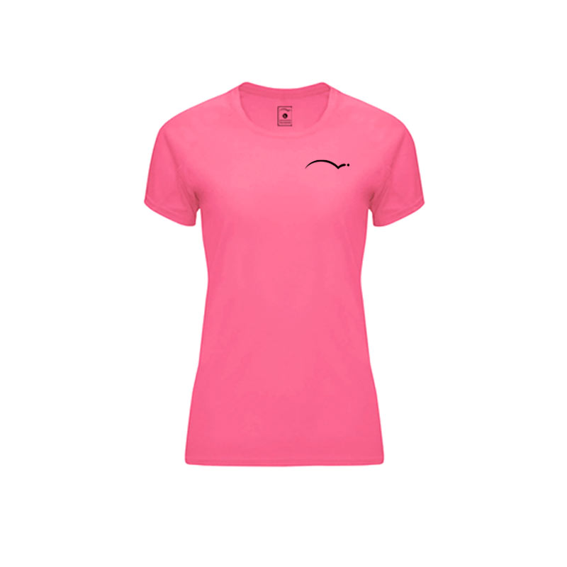 Camiseta PadelPoint Tournament Rosa Fluor Mujer -  -XXL