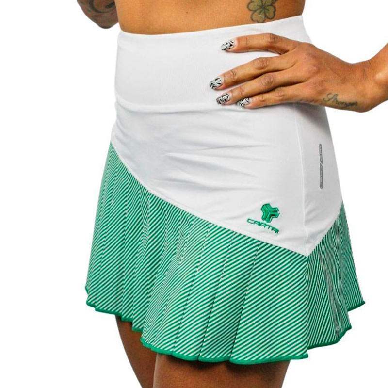 Falda Cartri Telma Blanco Verde -  -XXL