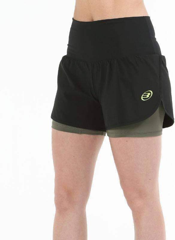 Short Bullpadel Jonio Negro Mujer -  -XL