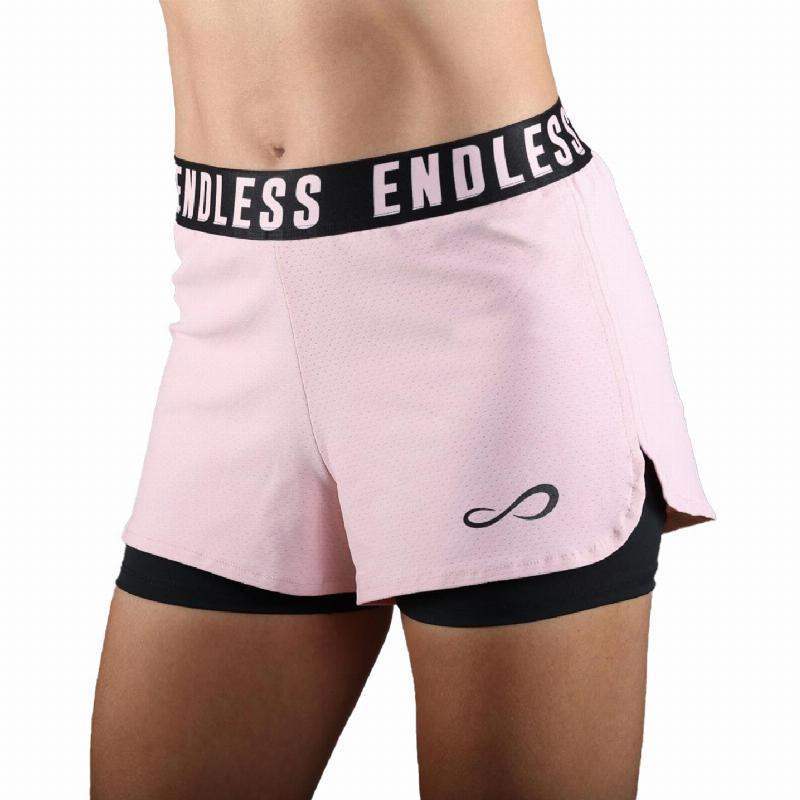 Short Endless Tech Iconic Rosa Cristal Mujer -  -S