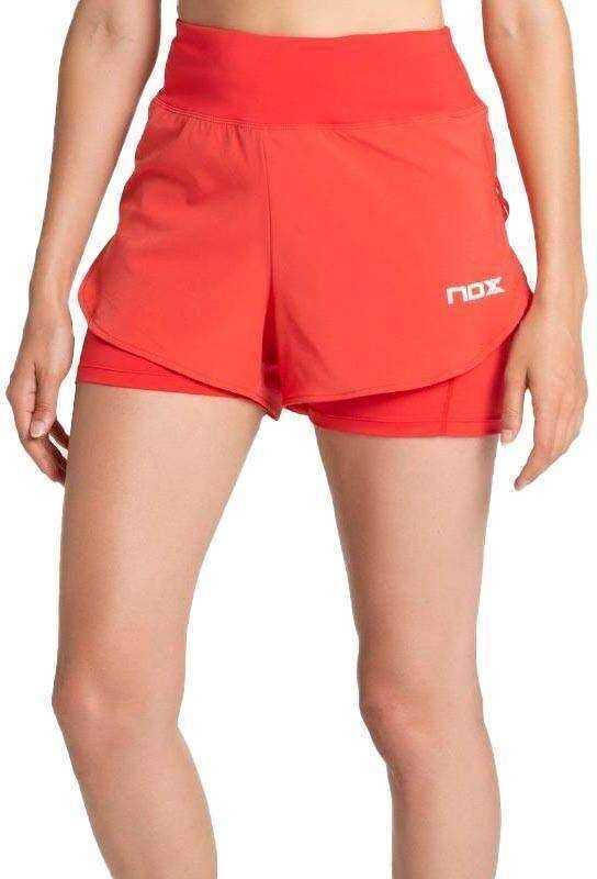 Short Nox Fit Pro Rojo Mujer