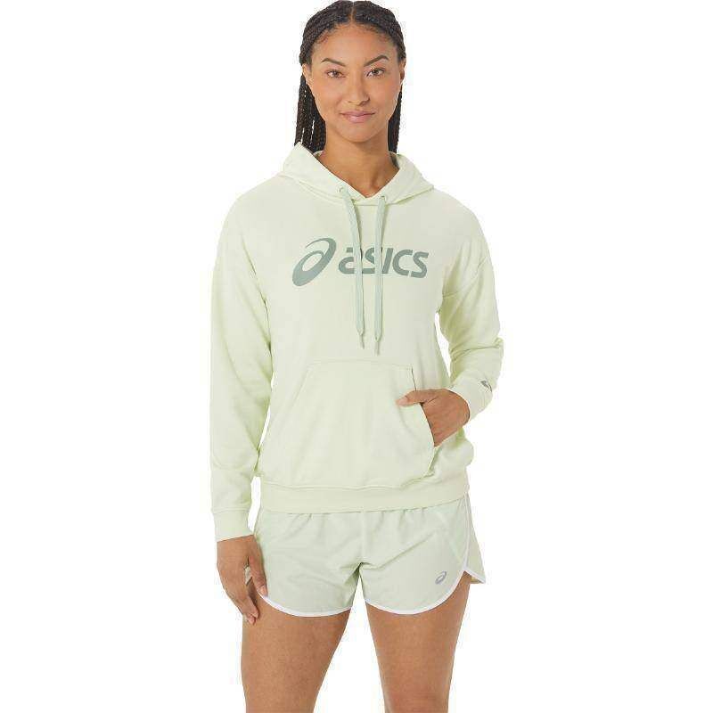 Sudadera Asics Logo Grande Verde Claro Mujer -  -XS