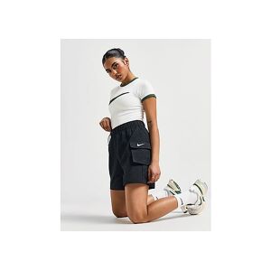 Nike Phoenix-shortsit Naiset, Black/White  - Black/White - Size: Medium