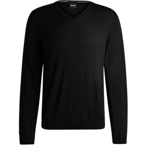 Boss Slim-fit V-neck sweater in virgin wool