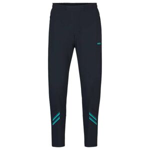 Boss Regular-fit tracksuit bottoms with decorative reflective artwork