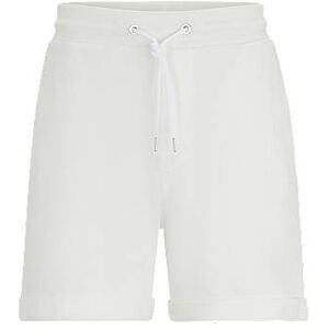 Boss Oversized-fit shorts with silver-tone trims