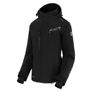 Naisten Takki FXR Edge Snow Hopea-Musta