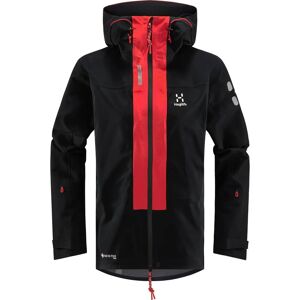 Haglöfs Women's L.I.M ZT MTN GTX Pro Jacket - Musta / Punainen - L