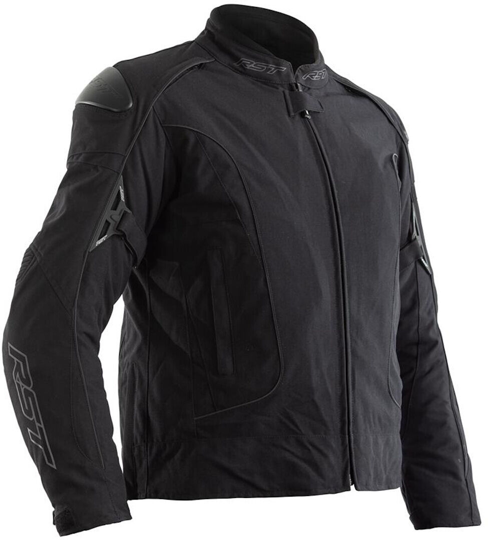 RST GT Ladies Motorcycle Textile Jacket Naisten Moottoripyörä Tekstiili Takki  - Musta - Size: 40
