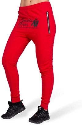 Gorilla Wear Celina Drop Crotch Joggers Red, S