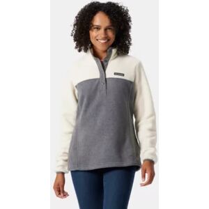 Columbia Sweat polaire pressionné benton springs - femme Gris, Chalk L - Publicité