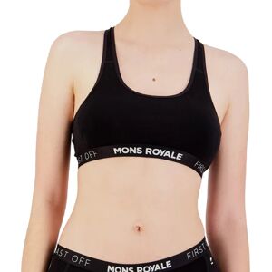 MONS ROYALE WMN SIERRA SPORT BRA BLACK XS