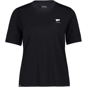MONS ROYALE WMN ICON MERINO RELAXED TEE BLACK M