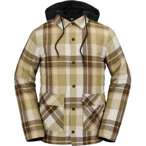 VOLCOM INS RIDING FLANNEL KHAKIEST L