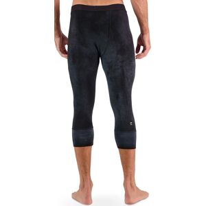 MONS ROYALE CASCADE MERINO FLEX 200 3/4 LEGGING AOP BLACK STORM WASH L