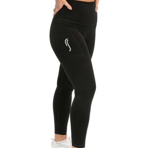 RS High Waist Tights - Side Ball Pocket Black, M