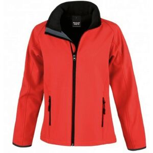 Veste Softshell femme Result Rouge / Noir XL