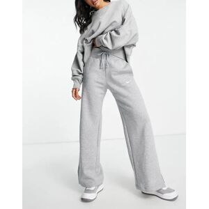 Nike - Pantalon de jogging large taille haute avec petit logo virgule - Gris et voile Gris XL female - Publicité