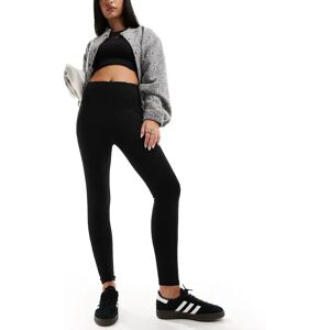 River Island - Legging taille haute en jersey de qualitÃ© supÃ©rieure - Noir Noir 36 L32 female