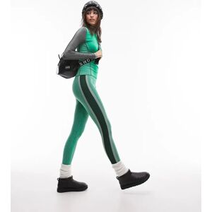 Topshop Sno Legging de ski thermique densemble sans coutures caA´telaA© Vert Vert M L female