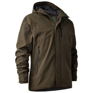 - Sarek Shell Jacket With Hood - Veste imperméable taille 3XL, noir/brun