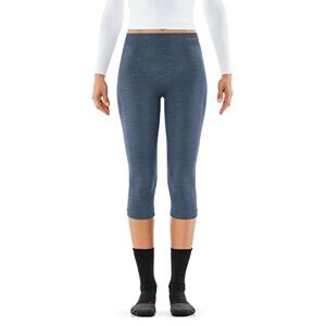 Falke Wool Tech. 3/4 W TI Couche de Base inférieure Femme, Bleu (Capitain 6751), XL - Publicité