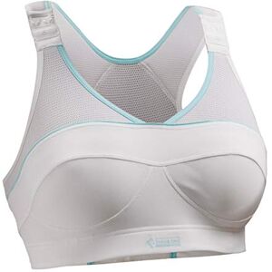 Thuasne Brassière de Sport Top' Strap X-Back Maintien Fort, Extrême Bande de Maintien Brevetée Bretelles Réglables 95C, Blanc/Bleu - Publicité