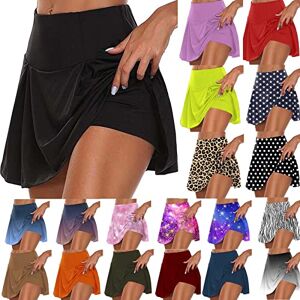 JJPAR Jupe Short Femme Ete Sexy Chic Short Femme Sport Short Femme Grande Taille Haute Élastique Décontracté Couleur Unie Yoga Short Pants Randonnée Running Course Tennis Activewear ArméE Verte L - Publicité