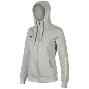 Sweatshirt à capuche femme Mizuno FZ Gris L Femme