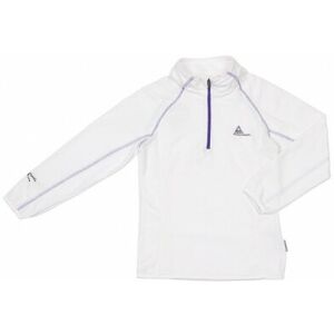 Sweatshirt micro polaire demi-zip fille Peak Mountain Fafine Blanc 3 ans Femme