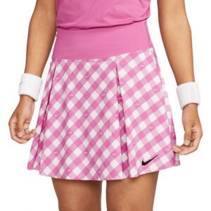 Jupes de tennis pour femmes Nike Court Dri-Fit Advantage Print Club Skirt - cosmic fuchsia/black rose S female - Publicité