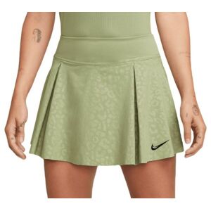Jupes de tennis pour femmes Nike Dri-Fit Printed Club Skirt - alligator/black vert L female - Publicité