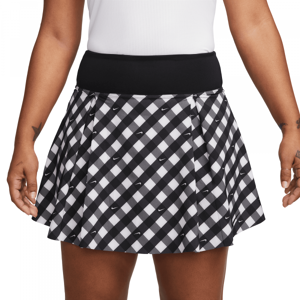 Jupes de tennis pour femmes Nike Court Dri-Fit Advantage Print Club Skirt - black/black noir M female - Publicité