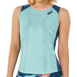 Débardeurs de tennis pour femmes Asics Match Actibreeze Tank W - oasis green/light indigo vert S female - Publicité